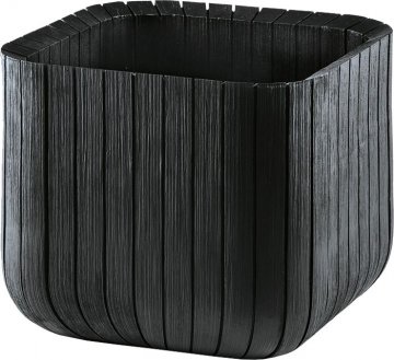 Květináč CUBE PLANTER L - antracit Květináč CUBE PLANTER L - antracit