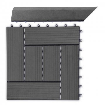 Přechodová lišta G21 pro WPC dlaždice Eben, 38,5x7,5 cm rohová (levá) Přechodová lišta G21 pro WPC dlaždice Eben, 38,5x7,5 cm rohová (levá)