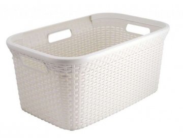 Koš na prádlo RATTAN STYLE 45 l krémový CURVER Koš na prádlo RATTAN STYLE 45 l krémový CURVER