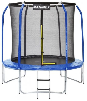 Trampolína s ochrannou sítí a žebříkem Trampolína s ochrannou sítí a žebříkem
