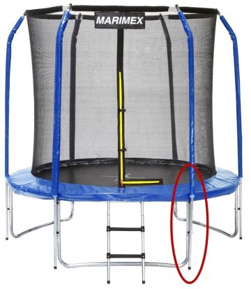 Dolní stojna ochranné sítě k trampolínám - 366 cm Dolní stojna ochranné sítě k trampolínám - 366 cm