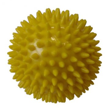 Míček masážní průměr 7,5 cm žlutý Míček masážní průměr 7,5 cm žlutý