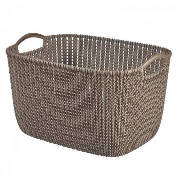 KNIT košík 19L - hnědý CURVER KNIT košík 19L - hnědý CURVER