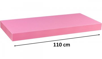 Nástěnná police STILISTA VOLATO - růžová 110 cm Nástěnná police STILISTA VOLATO - růžová 110 cm