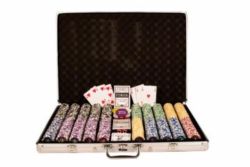Poker set 1000 ks žetonů OCEAN hodnoty 5 - 1000 Poker set 1000 ks žetonů OCEAN hodnoty 5 - 1000