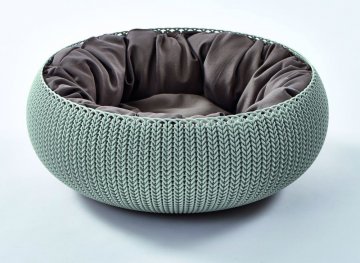 Pelíšek pro malá plemena KNIT - šedomodrý CURVER Pelíšek pro malá plemena KNIT - šedomodrý CURVER