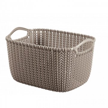 Košík KNIT 8L - hnědý CURVER Košík KNIT 8L - hnědý CURVER
