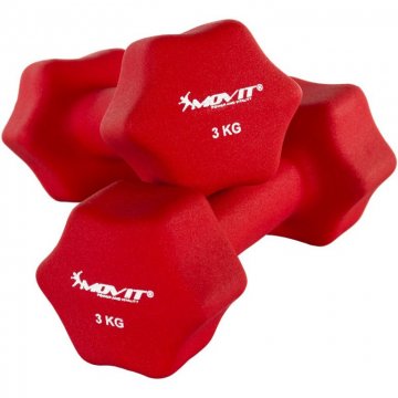 Set 2 činek s neoprenovým potahem 3 kg MOVIT Set 2 činek s neoprenovým potahem 3 kg MOVIT