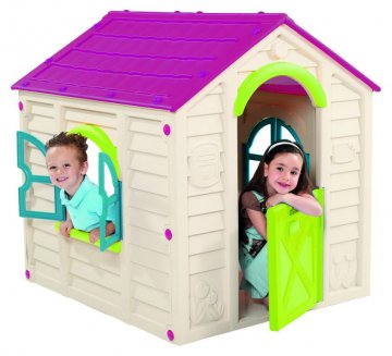 Dětský hrací domek RANCHO PLAYHOUSE - béžový Dětský hrací domek RANCHO PLAYHOUSE - béžový