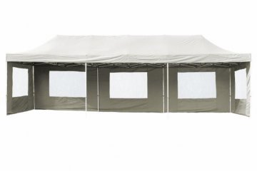 Zahradní skládací párty stan PROFI - bílá 3 x 9 m Zahradní skládací párty stan PROFI - bílá 3 x 9 m