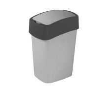 Odpadkový koš FLIPBIN 10l - šedý CURVER Odpadkový koš FLIPBIN 10l - šedý CURVER