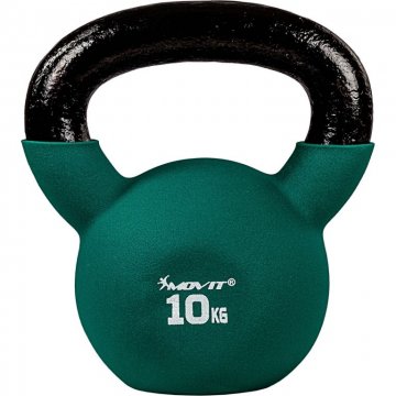 MOVIT Kettlebell činka zelená, 10 kg