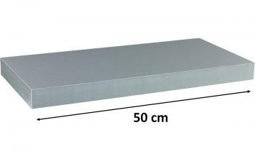 Nástěnná police STILISTA VOLATO - stříbrná 50 cm Nástěnná police STILISTA VOLATO - stříbrná 50 cm