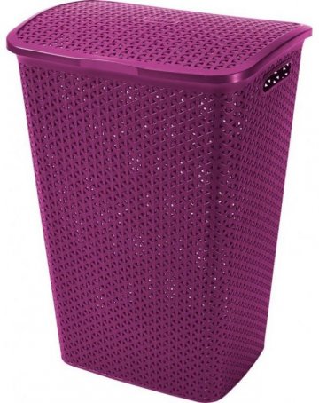 Koš na špinavé prádlo 55 l MY STYLE RATTAN vínová CURVER Koš na špinavé prádlo 55 l MY STYLE RATTAN vínová CURVER