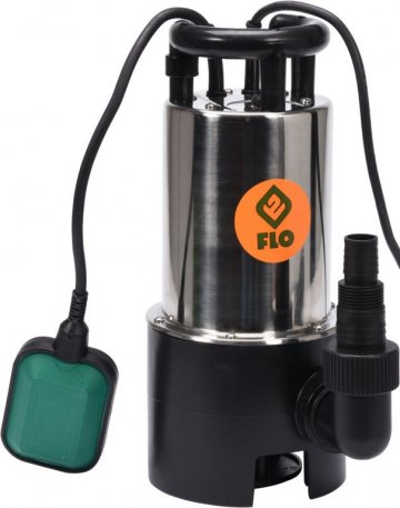 Čerpadlo ponorné nerezové 900 W 16000 l/h 10m FLO Čerpadlo ponorné nerezové 900 W 16000 l/h 10m FLO
