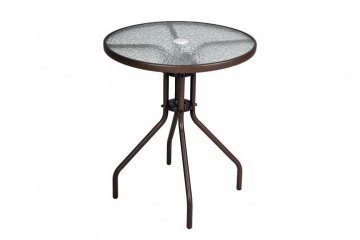 Bistro stolek se skleněnou deskou Bistro stolek se skleněnou deskou