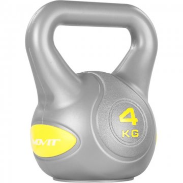 MOVIT Kettlebell činka 4 kg, žlutá