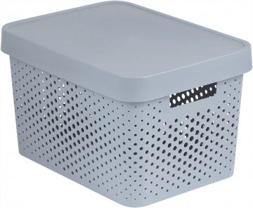 Úložný box s víkem plastový 17L - bílý CURVER Úložný box s víkem plastový 17L - bílý CURVER
