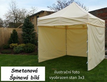 Zahradní párty stan PROFI STEEL 3 x 4,5 - smetanová Zahradní párty stan PROFI STEEL 3 x 4,5 - smetanová