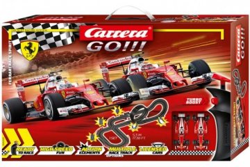 Autodráha Carrera GO!!! 62505 Ferrari Race Spirit 5,3m + 2 formule v krabici 58x40x10cm Autodráha Carrera GO!!! 62505 Ferrari Race Spirit 5,3m + 2 formule v krabici 58x40x10cm