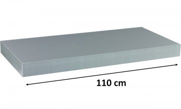 Nástěnná police STILISTA VOLATO - stříbrná 110 cm Nástěnná police STILISTA VOLATO - stříbrná 110 cm
