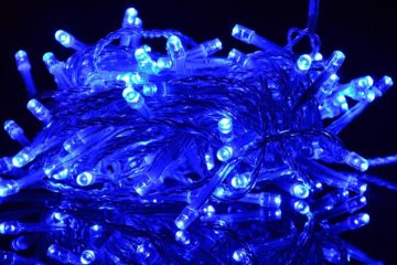 Vánoční LED řetěz - 18 m, 200 LED, modrý Vánoční LED řetěz - 18 m, 200 LED, modrý