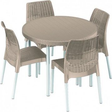 Zahradní set JERSEY - cappuchino Zahradní set JERSEY - cappuchino