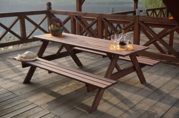 Dřevěný PIKNIK set - 180CM Dřevěný PIKNIK set - 180CM