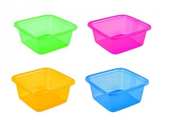 Plastová miska TRANSPARENT 4,5l - MIX CURVER Plastová miska TRANSPARENT 4,5l - MIX CURVER