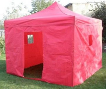 Zahradní párty stan CLASSIC nůžkový + boční stěny II. - 3 x 3 m červený Zahradní párty stan CLASSIC nůžkový + boční stěny II. - 3 x 3 m červený