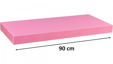 Nástěnná police STILISTA VOLATO - růžová 90 cm Nástěnná police STILISTA VOLATO - růžová 90 cm