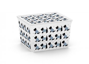 Plastový úložný KIS C box ANIMAL -CUBE - pejsci Plastový úložný KIS C box ANIMAL -CUBE - pejsci