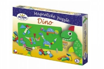 Magnetické puzzle Dinosauři v krabici 33x23x3,5cm Magnetické puzzle Dinosauři v krabici 33x23x3,5cm