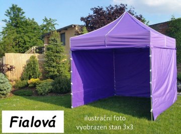 Zahradní párty stan PROFI STEEL 3 x 4,5 - fialová Zahradní párty stan PROFI STEEL 3 x 4,5 - fialová
