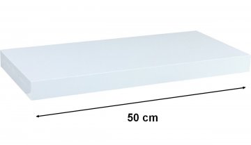 Nástěnná police STILISTA VOLATO - bílá 50 cm Nástěnná police STILISTA VOLATO - bílá 50 cm