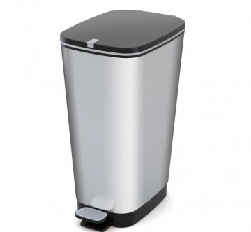 Odpadkový koš CHIC 50 L - stříbrný Odpadkový koš CHIC 50 L - stříbrný