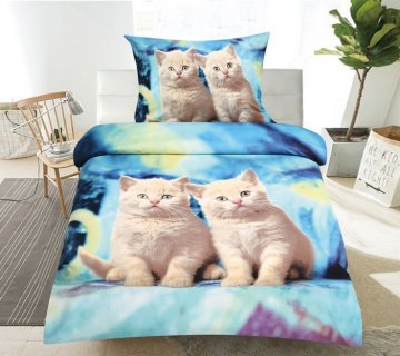 Ložní 3D povlečení CATS Ložní 3D povlečení CATS