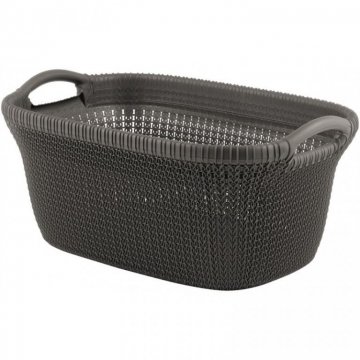 Koš na čisté prádlo KNIT - 47L - hnědý CURVER Koš na čisté prádlo KNIT - 47L - hnědý CURVER