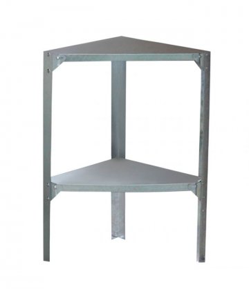 Regál G21 42 x 42 cm rohový, pro zahradní domky a skleníky Regál G21 42 x 42 cm rohový, pro zahradní domky a skleníky