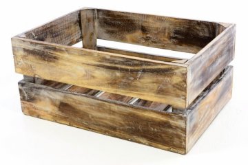 Dřevěná bedýnka VINTAGE DIVERO hnědá - 51 x 36 x 23 cm Dřevěná bedýnka VINTAGE DIVERO hnědá - 51 x 36 x 23 cm