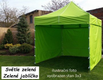 Zahradní párty stan PROFI STEEL 3 x 4,5 - světle zelená Zahradní párty stan PROFI STEEL 3 x 4,5 - světle zelená