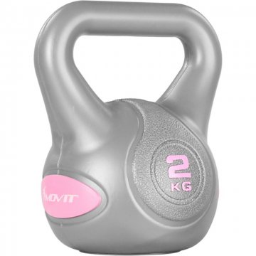 MOVIT Kettlebell činka 2 kg, růžová