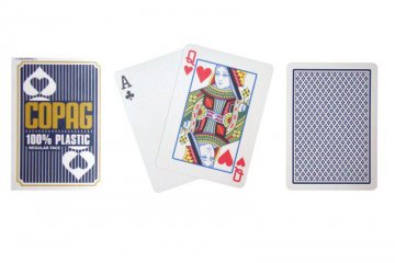 Poker karty Copag Regular 2 rohy modré Poker karty Copag Regular 2 rohy modré