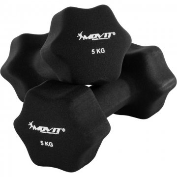 Set 2 činek s neoprenovým potahem 5 kg MOVIT Set 2 činek s neoprenovým potahem 5 kg MOVIT