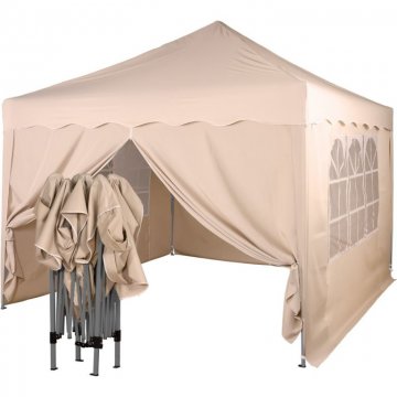 Zahradní párty stan INSTENT BASIC nůžkový 3x3 m + 4 bočnice Zahradní párty stan INSTENT BASIC nůžkový 3x3 m + 4 bočnice