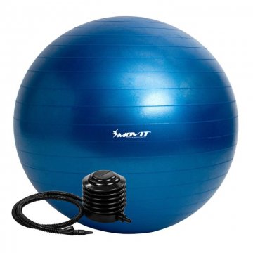 Gymnastický míč MOVIT s pumpou - 85 cm - modrý Gymnastický míč MOVIT s pumpou - 85 cm - modrý