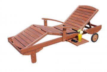 Zahradní dřevěné lehátko MELAS FSC Zahradní dřevěné lehátko MELAS FSC