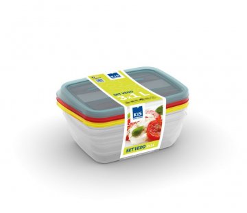 Set potravinových dóz VEDO - 3x1L Set potravinových dóz VEDO - 3x1L