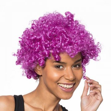 Afro paruka - fialová Afro paruka - fialová