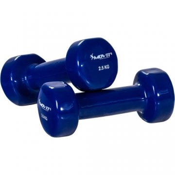 Sada vinylových činek MOVIT 2 x 2,5 kg modré Sada vinylových činek MOVIT 2 x 2,5 kg modré